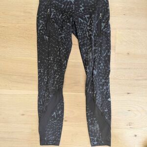 Lululemon women's gray black design leggings size 4
